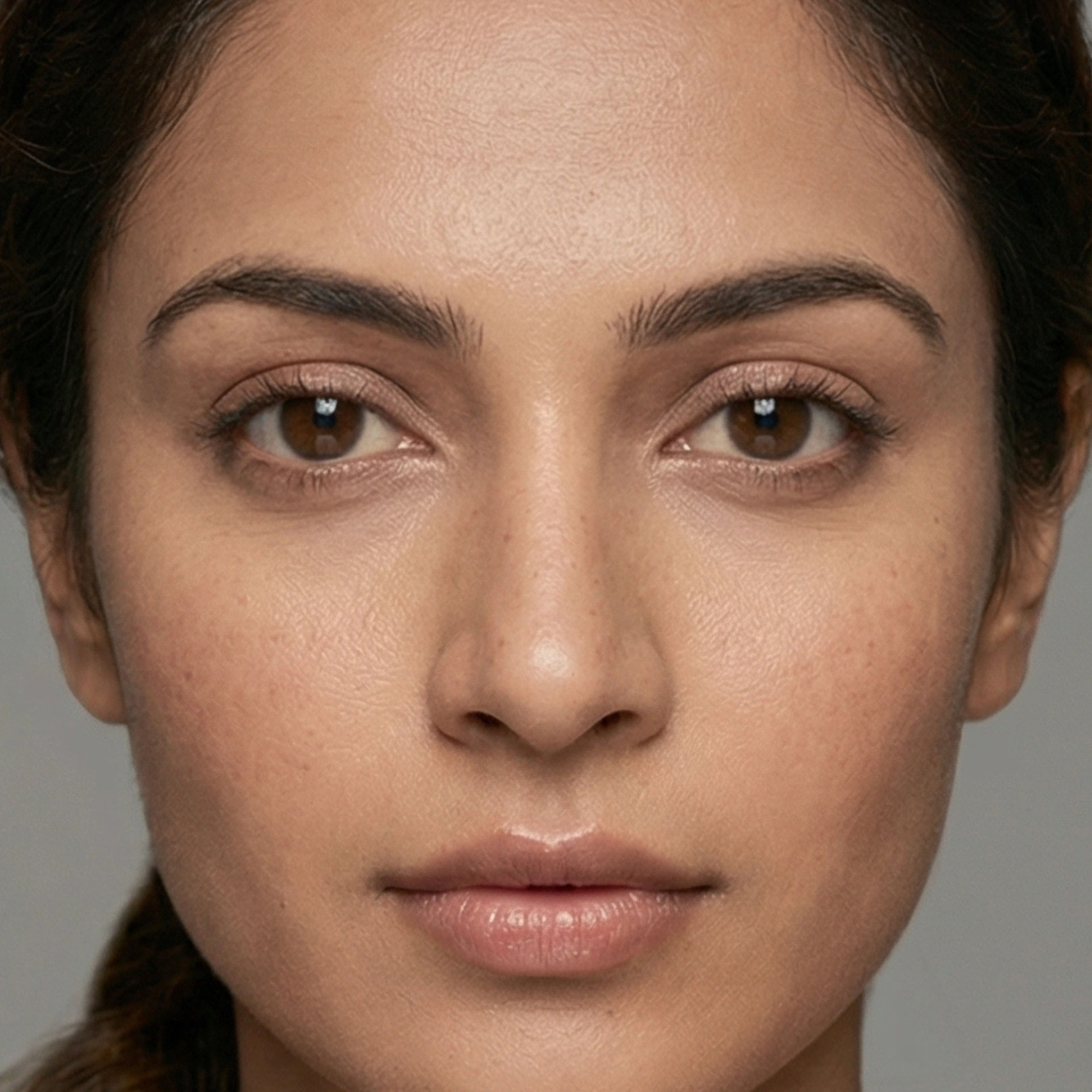 Detan cream — after, more even-looking skin tone